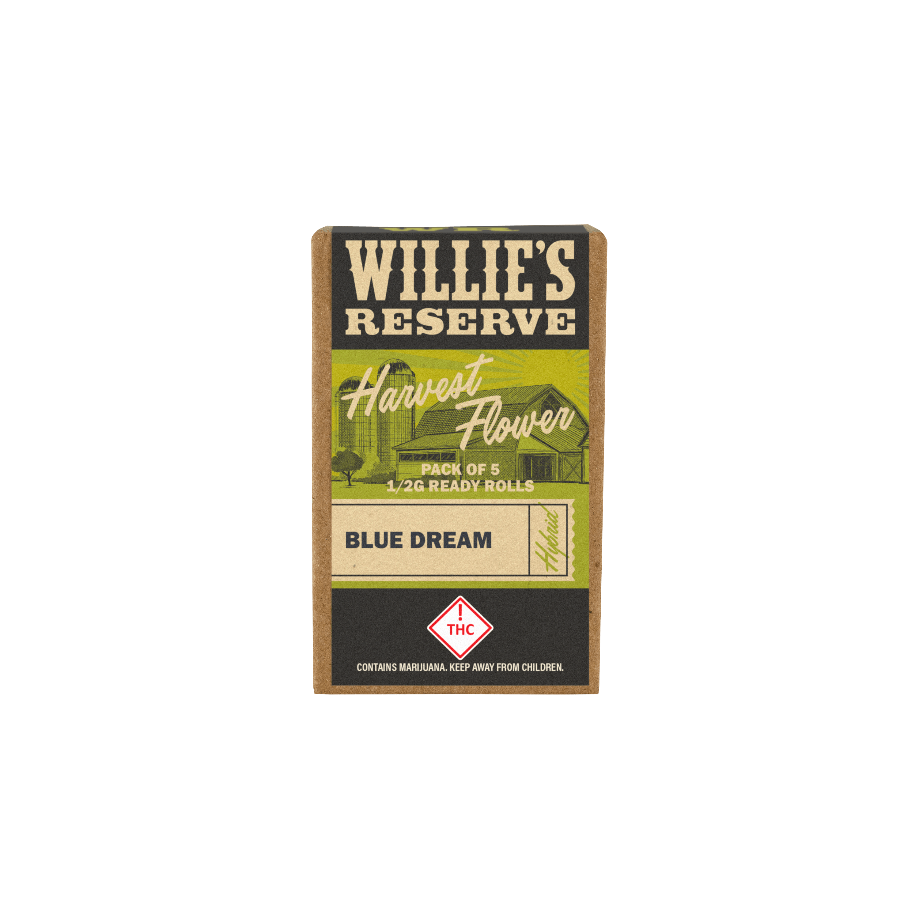 Willie's Reserve Harvest Flower Five pack Ready Rolls Hybrid Leafly
